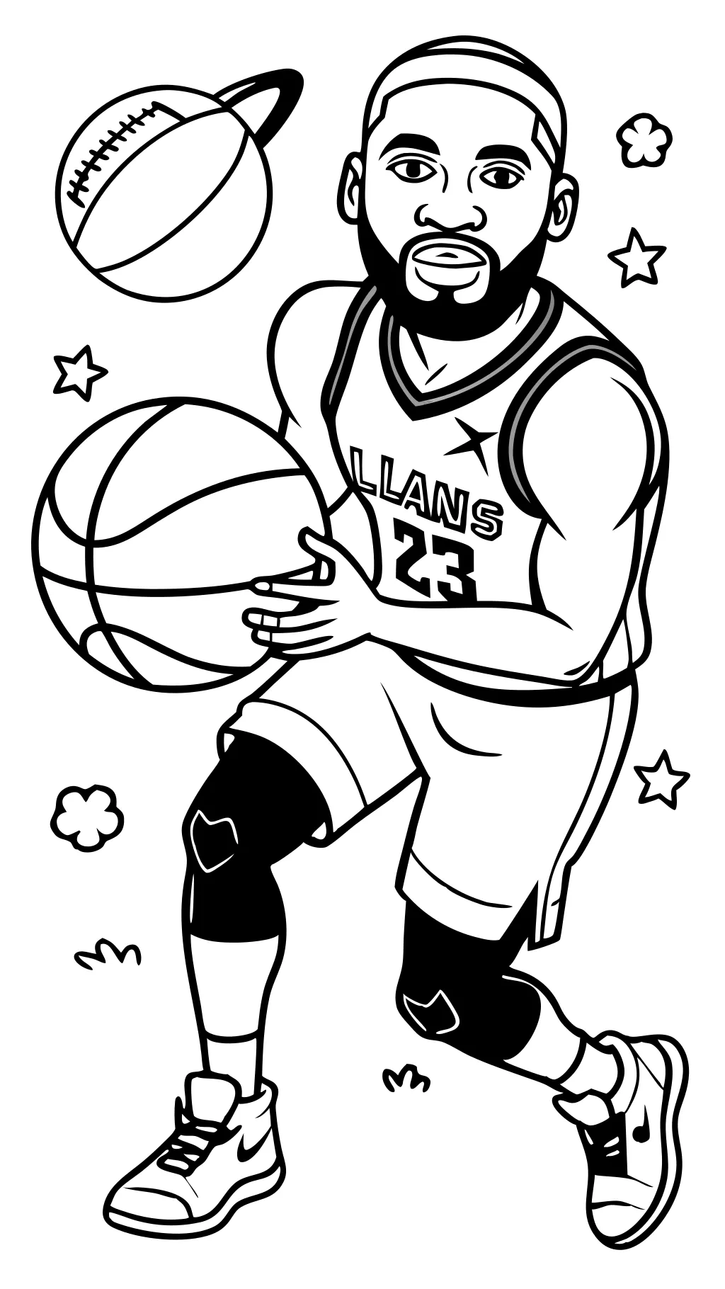 coloriages de LeBron James